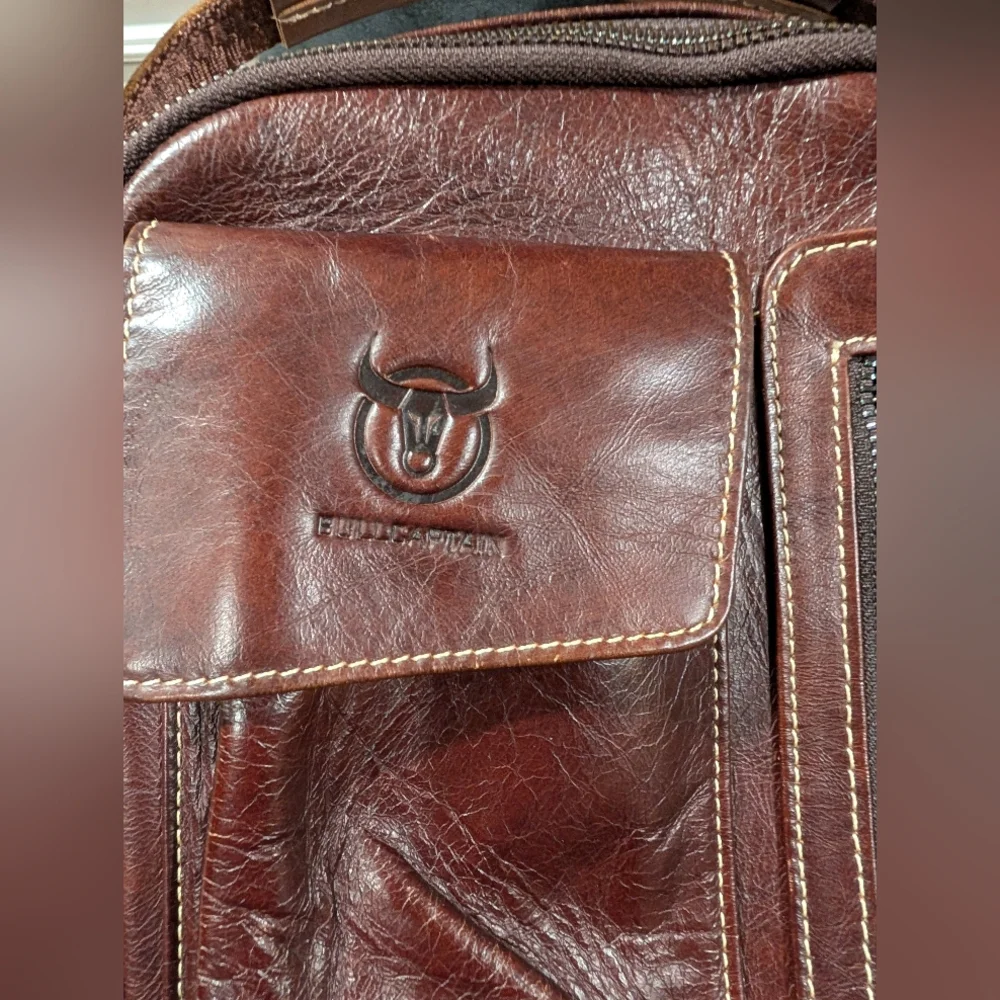 ❤️4/$60 BullCaptain Brown Leather Messenger Bag❤️4 for $60 ❤️